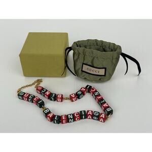 Gucci x Balenciaga The Hacker Project Symbols Bead Necklace